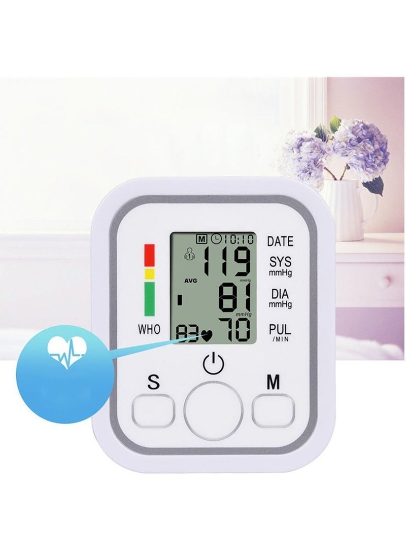 ELTRAZONE Portable Digital Pressure Monitor – Upper Arm Sphygmomanometer with Large Display, USB Cable, and Adjustable Arm Cuff – Accurate Household Tonometer for Adults, Automatic BP Meter for Home Use - Image 2