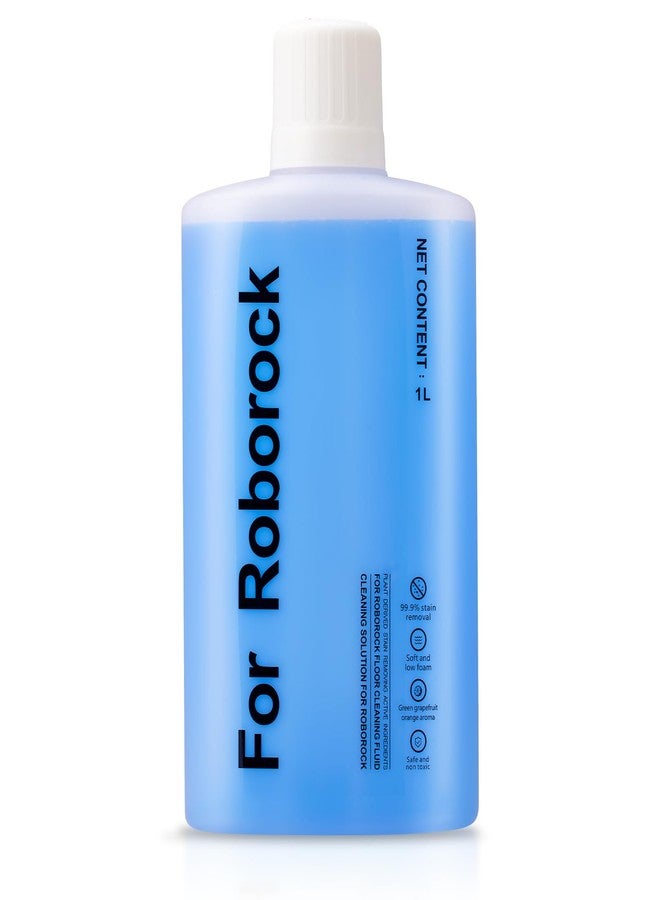 EOVWAEO 1000 ml Floor Cleaning Solution for Roborock Qrevo / QV 35A / QV 35S / Saros 10 / Saros 10R / Saros Z70 / S8 / S7 / Q10 / Q8 / Q7 / Q5 Pro / F25 Series Vacuum Robot, Vacuum Cleaner Detergent Refill - Image 1