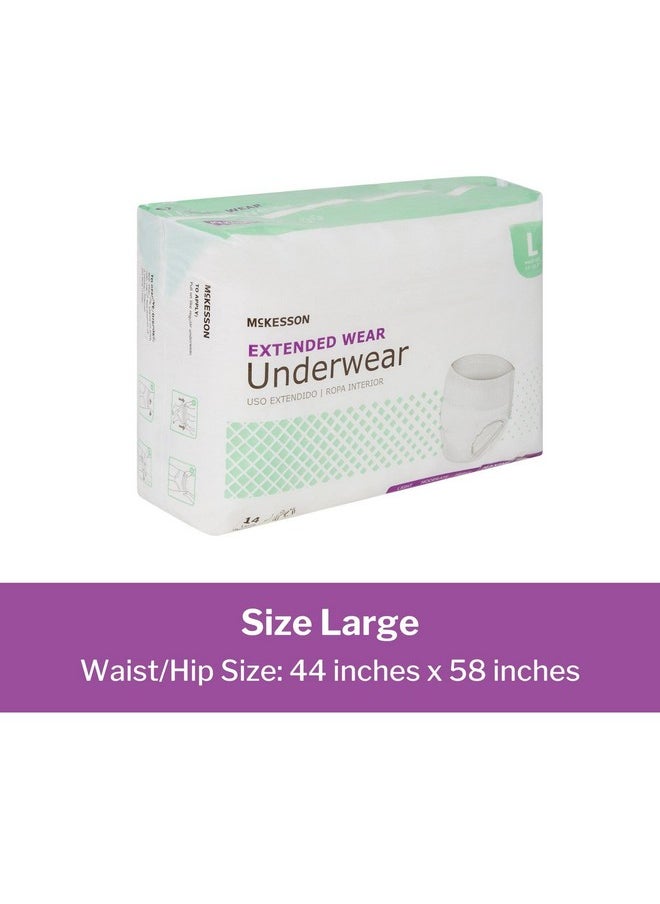 Extended Wear Underwear, Incontinence, Maximum Absorbency, Large, 14 Count - pzsku/Z0D884687B468F98842C7Z/45/_/1735214326/a451110b-e1ec-466b-a85e-f6b2f335e50d