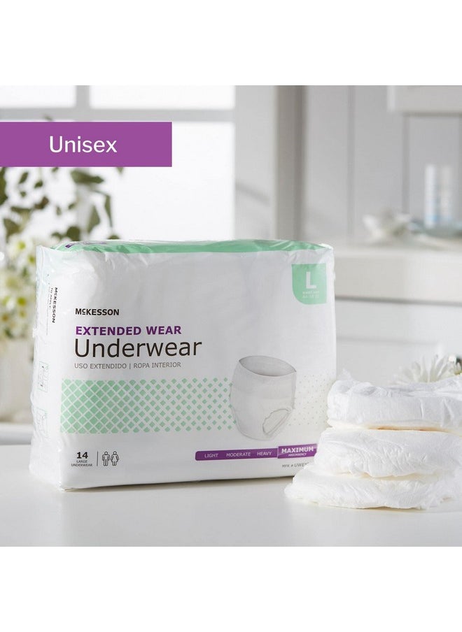 Extended Wear Underwear, Incontinence, Maximum Absorbency, Large, 14 Count - pzsku/Z0D884687B468F98842C7Z/45/_/1735214421/c307973d-26ba-4a1d-b548-c317b83faebb