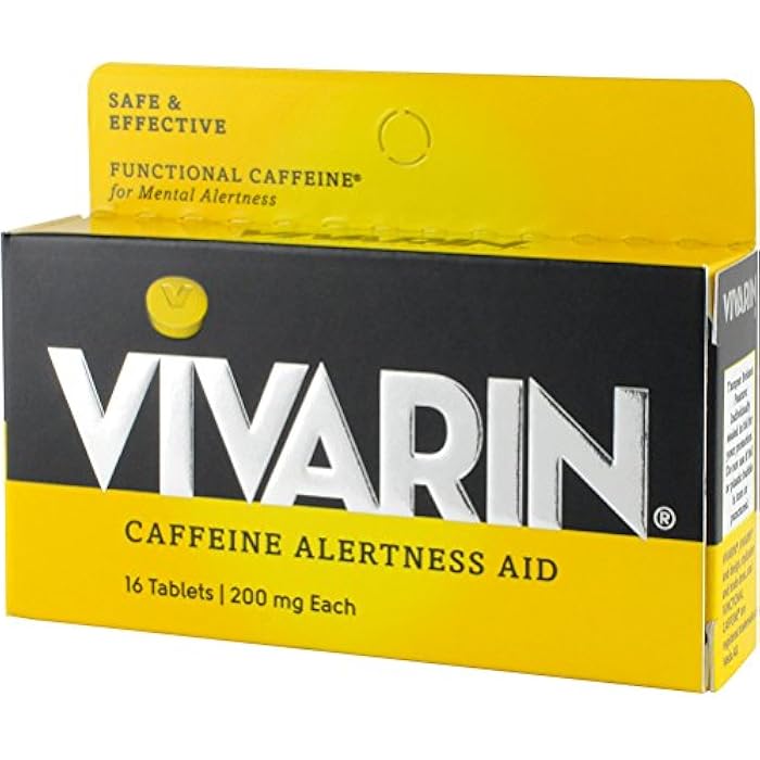 Vivarin, Caffeine Pills, 200mg Caffeine in Each Tablet, Safely and Effectively Helps You Stay Awake, Alertness Aid, Energy Supplement, 16 Tablets - 1 Pack - Image 3