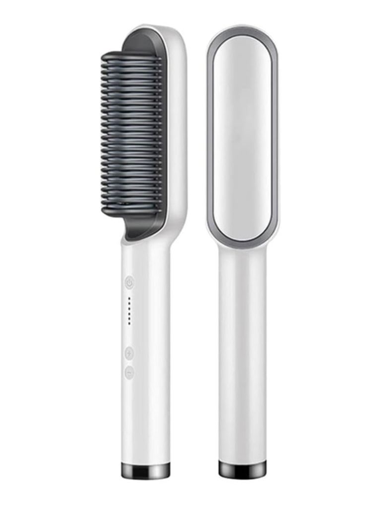 DubaiGallery فرشاة فرد الشعر، مشط فرد الشعر، تسخين سريع و5 إعدادات لدرجة الحرارة ومضاد للحروق، مثالية لصالون تصفيف الشعر الاحترافي في المنزل - Image 1