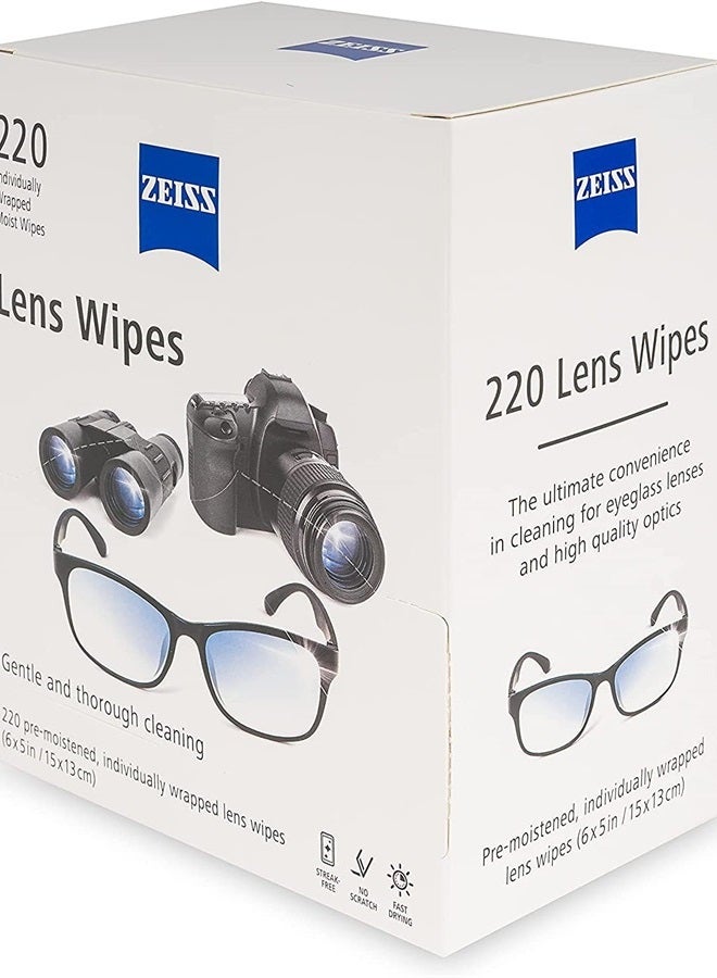 Zeiss Lens Wipes, White, 220 Count… - Image 2