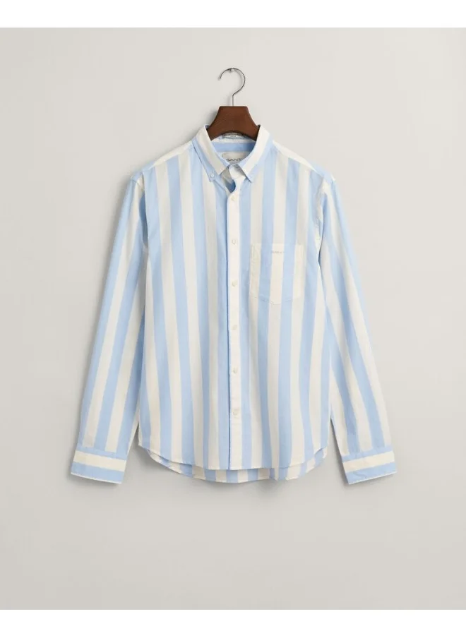 غانت Gant Regular Fit Parasol Striped Poplin Shirt
