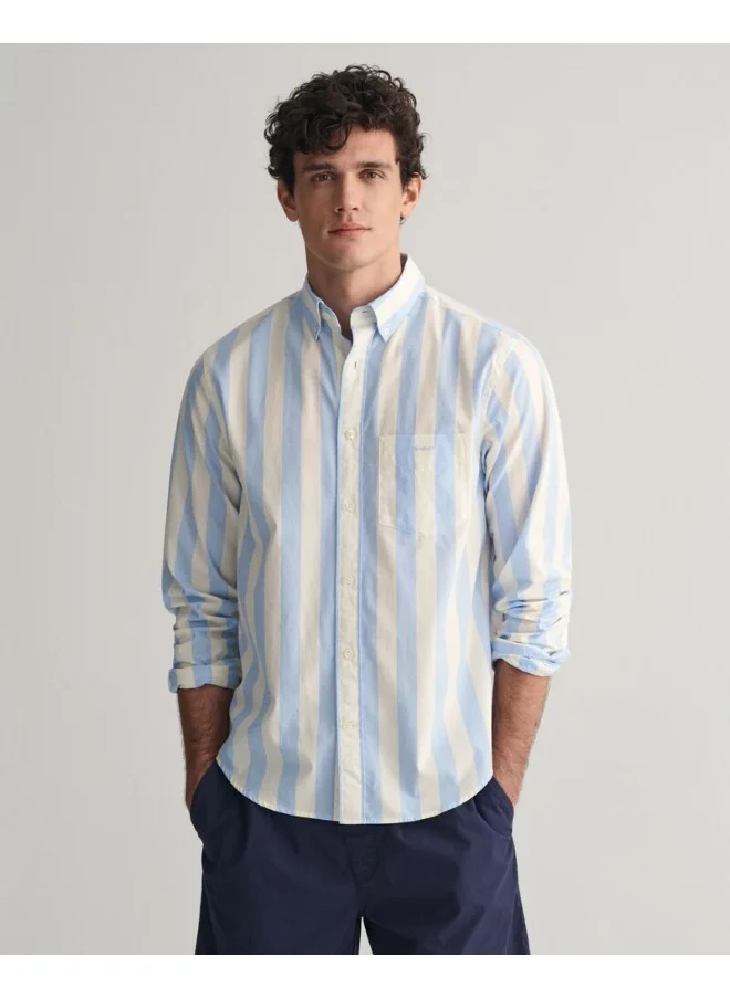 GANT Gant Regular Fit Parasol Striped Poplin Shirt