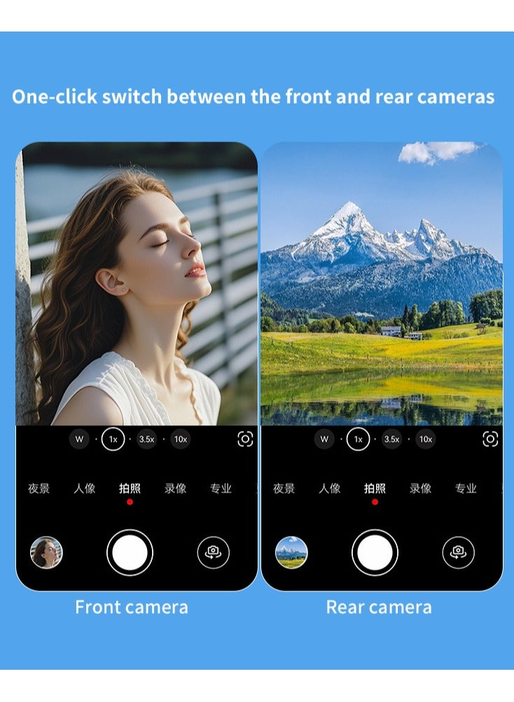 Wireless Phone Screen Mirroring Device for Selfie & Vlog, 2-Inch HD Display, Bluetooth Remote Capture, Compatible with iOS & Android - Image 4