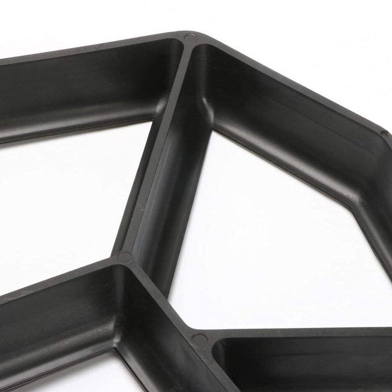 LOMESH LOMESH DIY Plastic Molded Paving Mold Pathmate Maker Mould Garden Stone DIY Pavement Concrete Mold Driveway Paving Brick Patio Mold Walk Maker Mould  - Image 3