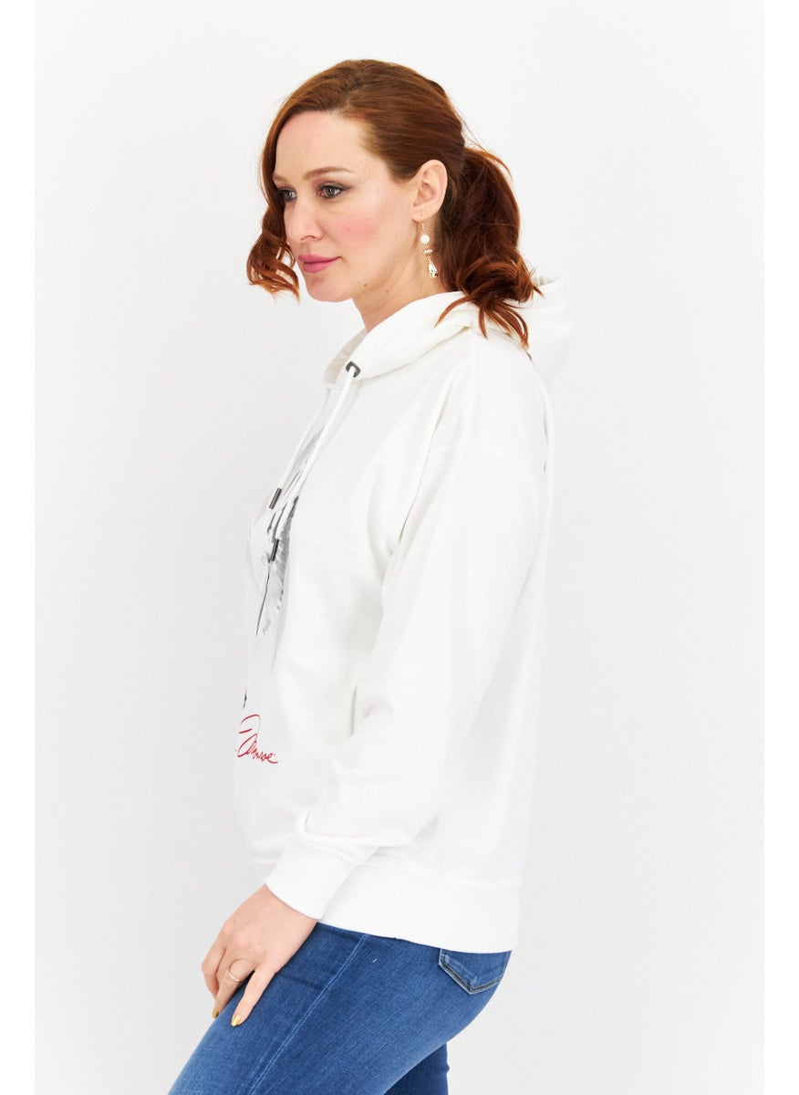 Women Hooded Printed Long Sleeve Sweatshirts, White Combo - pzsku/Z0D88D5020272C76BCBD7Z/45/_/1739801614/29195705-a8d2-479f-81f2-77f9ccc640e5