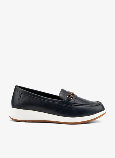 Flora Bella By Shoexpress Metal Accent Slip-On Loafers