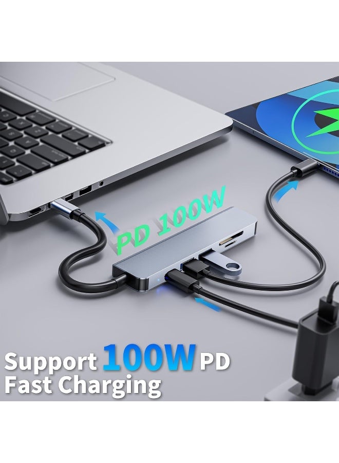 Beauenty TYPE-C to HDMI TV 7 in 1 USB C Hub, 100W PD Charging, 3x USB Ports (2.0  3.0), SD/TF Card Reader - for MacBook Pro/Air, Laptops and Type-C Devices - Image 4