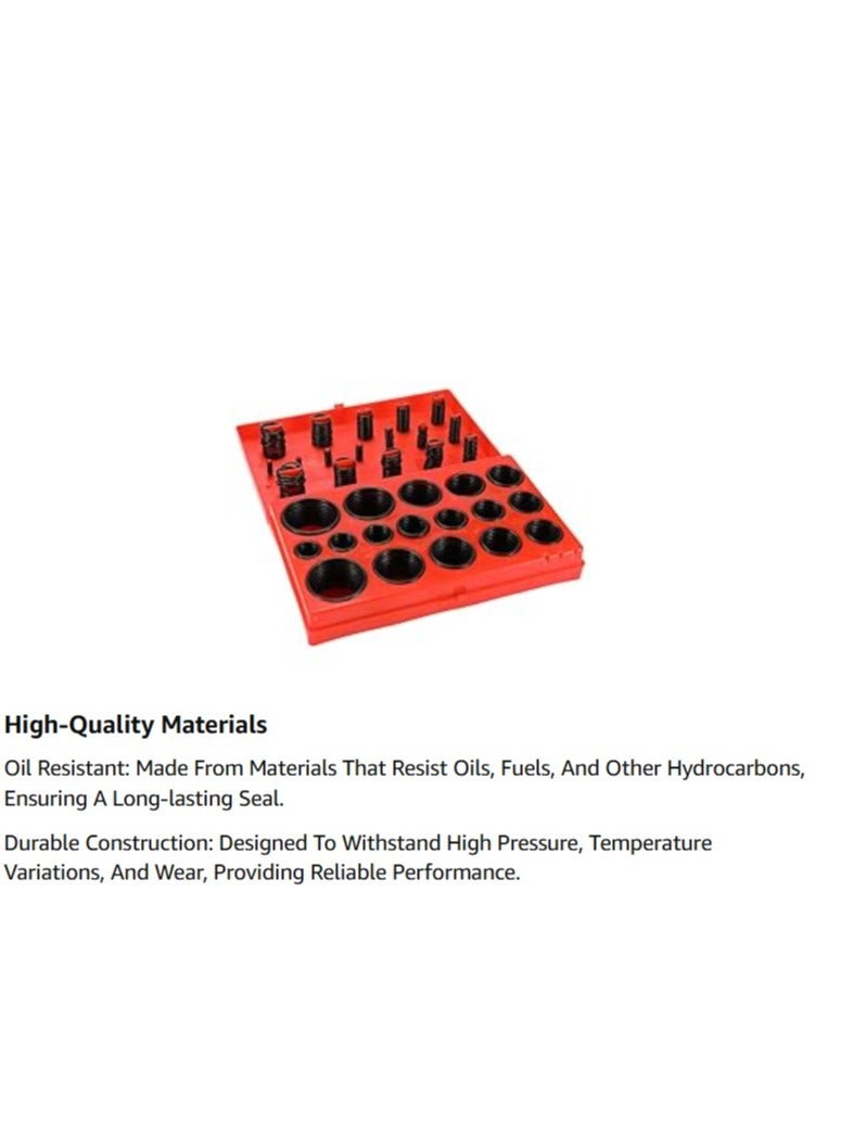 ABBASALI 419pcs Assortment Set Seal Gasket Universal Rubber Oil Resistance ring Kit  - Image 3