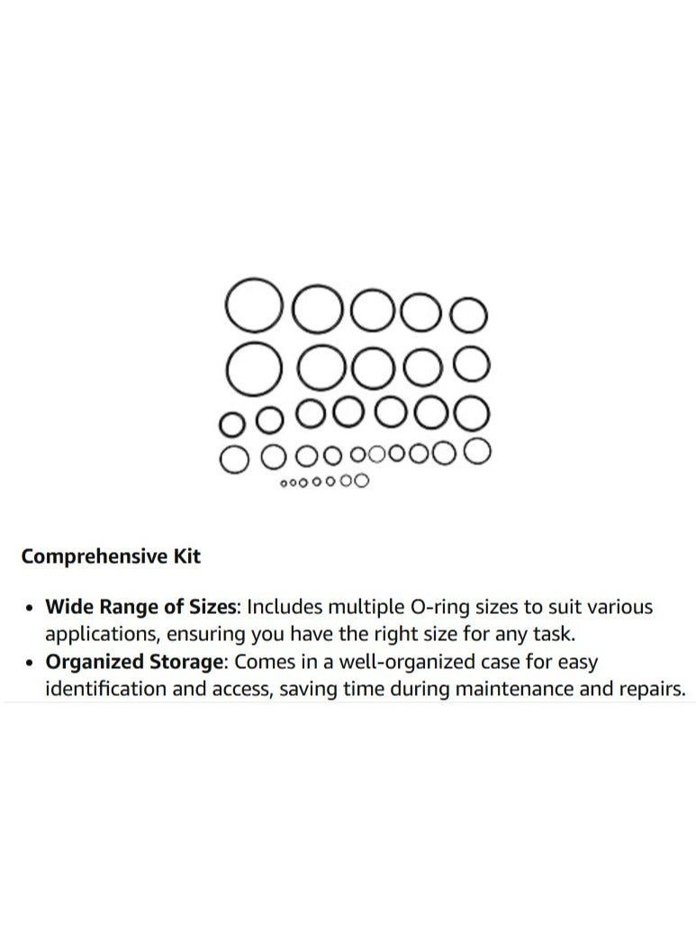 ABBASALI 419pcs Assortment Set Seal Gasket Universal Rubber Oil Resistance ring Kit  - Image 5