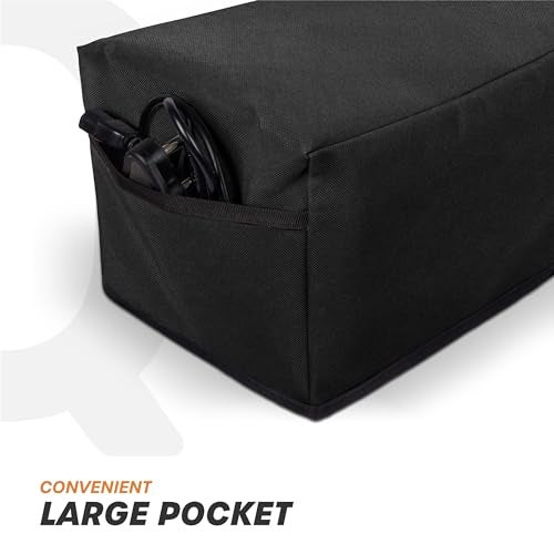 Cranique Dust Proof Printer Cover for HP Deskjet All-in-One 2820 / 2876 / 2878 / 4929 / 4826 (Black) - Image 4
