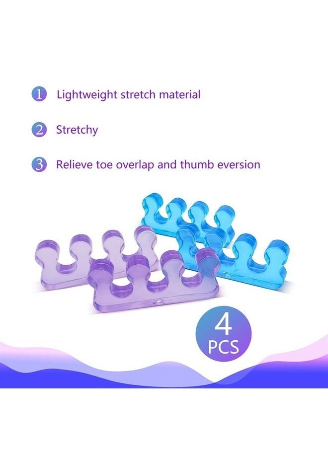 Toe Separators for Nail Polish,Toe Spacers,Pedicure Toe Separators for Separating Toenails or Nails,Easy Finger and Toenail Polish Grooming,Soft Gel Pedicure Kit.