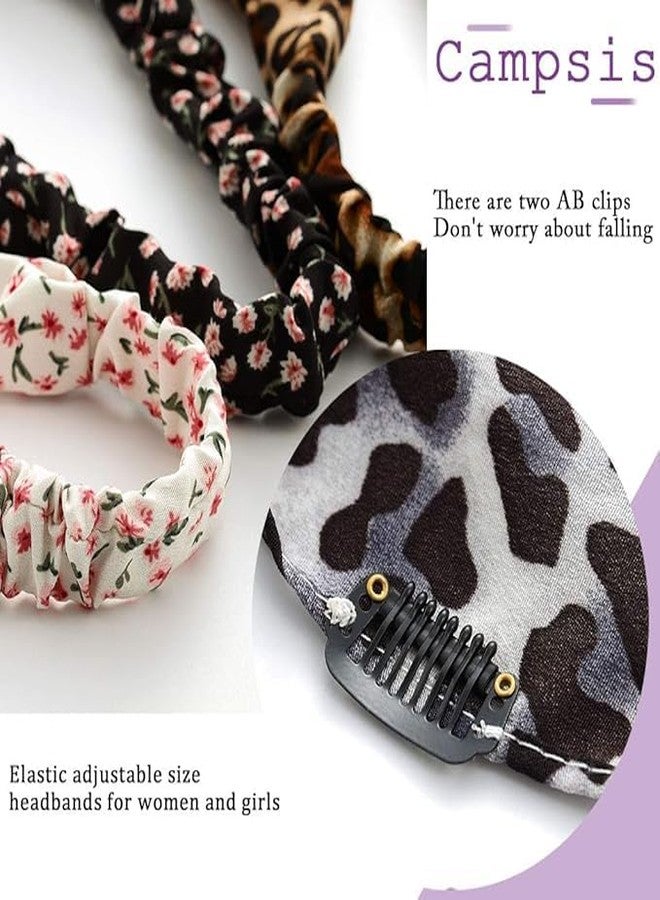 El Regalo Scarf Bandana Headbands for Girls & Women- Elastic Bandanas Triangle Hairband Boho Scarf Headband Headwear Hair Accessory (Option-3, One Size) - Image 4