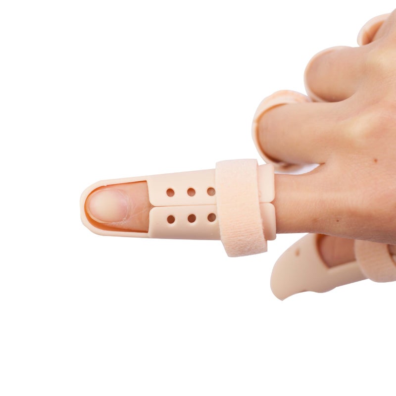 Generic Wholesale Finger Splint Joint Support Brace skin color 
