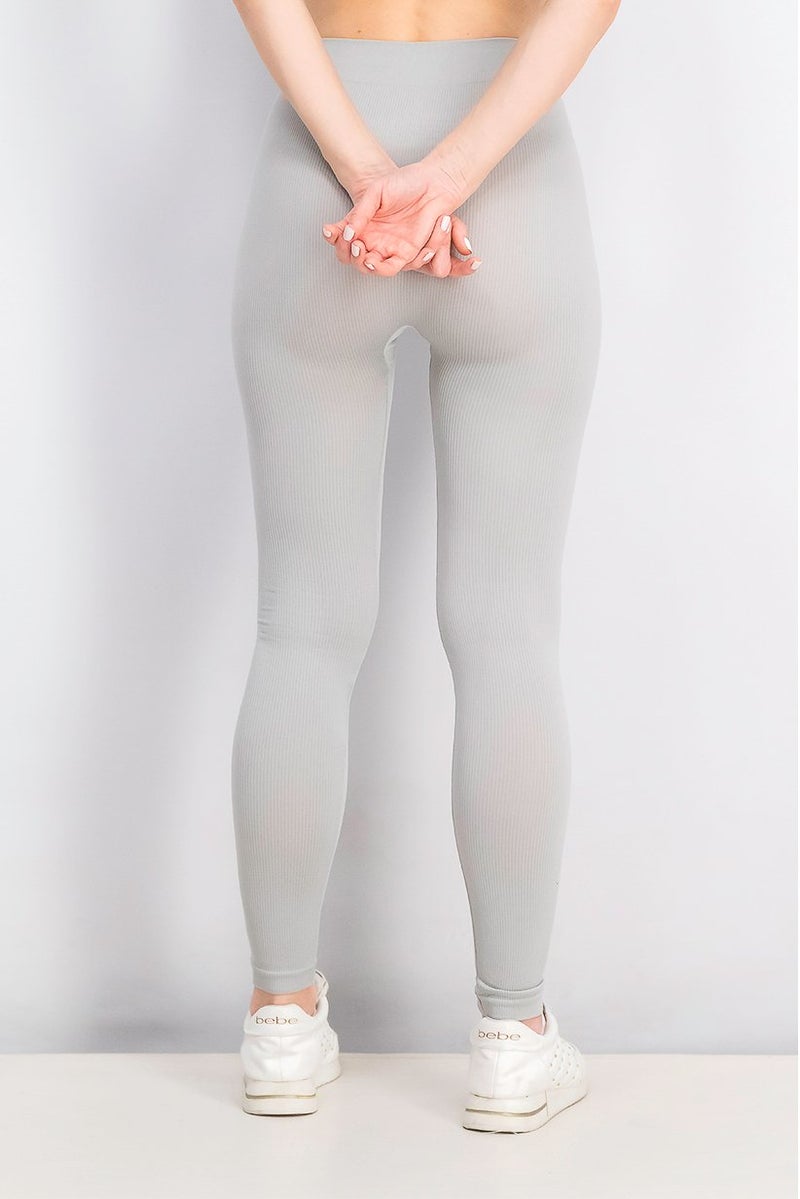 Tchibo ليجنز نسائية سادة، رمادي - Image 4