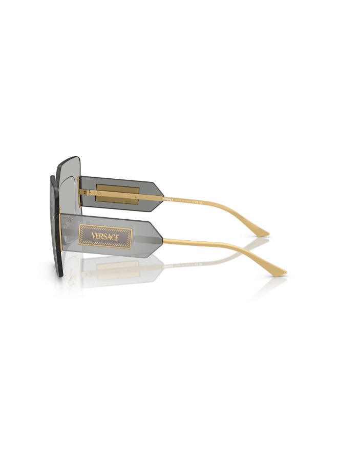 VERSACE Women VE2277 10018V Women's's Rimless Shield Sunglasses - Image 2