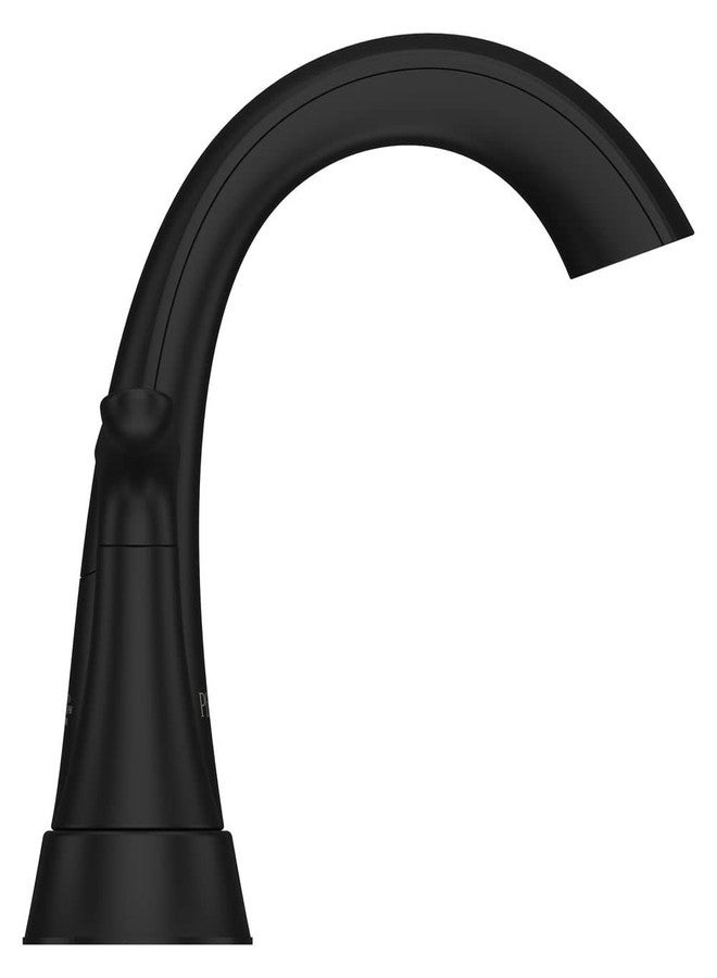 فيستر صنبور حوض حمام من Pfister Weller، مجموعة مركزية 4 بوصات، مقبضان، 3 فتحات، لمسة نهائية سوداء غير لامعة، LG48WRPB - Image 2