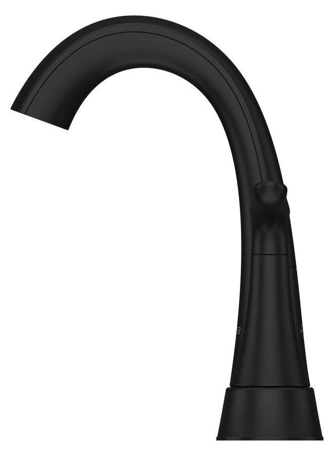 فيستر صنبور حوض حمام من Pfister Weller، مجموعة مركزية 4 بوصات، مقبضان، 3 فتحات، لمسة نهائية سوداء غير لامعة، LG48WRPB - Image 3