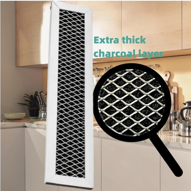 cdipkif 2 charcoal filter with aluminum frame for Frigidaire FRPAMRAF Replacement Air Microwave Filter Replacement FFMV152,FGMV153,FFMV154,FGMV155,FMV157,FFMV162, FFMV163, FFMV164,FFMV174,FGMV175, FGMV176 - Image 5