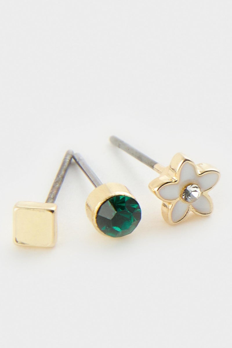 DeFacto Multicolour Woman Woman 12 Piece Earrings Casual - Image 5