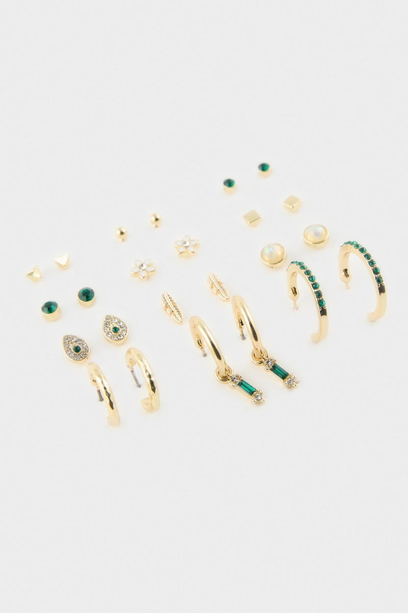 DeFacto Multicolour Woman Woman 12 Piece Earrings Casual - Image 3