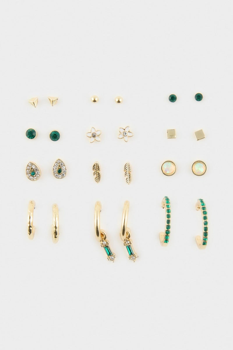 DeFacto Multicolour Woman Woman 12 Piece Earrings Casual - Image 2
