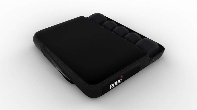 Roho MOSAIC Cushion, Heavy Duty, Inflatable Seat Cushion for Office Chair, Wheelchair, Cars, Home Living, & Back Pain Support, Adjustable Cushion with Stretchable Cover & Non-Skid Bottom, 18" x 16" - Image 2