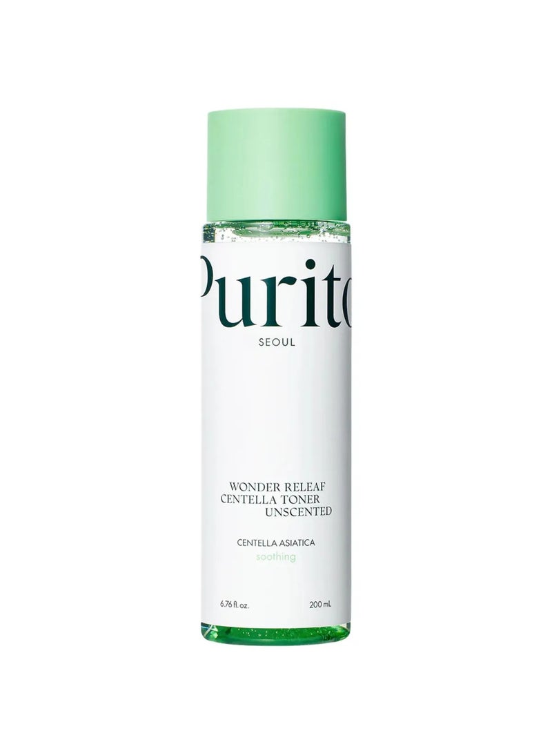 PURITO Wonder Releaf Centella Toner Unscented 200ml - Image 1
