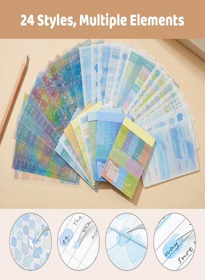 Climberty® Mini Planning Stickers Set Functional Calendar Notebook Stickers with Paper for Marking Planning Journals and Calendars - Image 5
