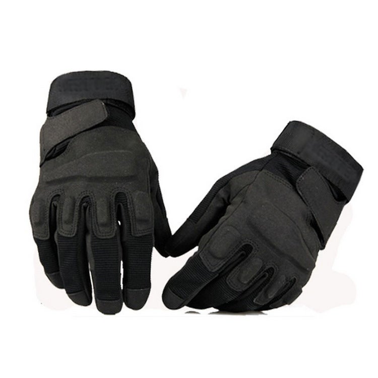 Fitness Black Hawk Riding Gloves Black Hawk Long Finger Microfiber Special Forces Tactical Gloves Mountaineering Gloves For Men - Image 4
