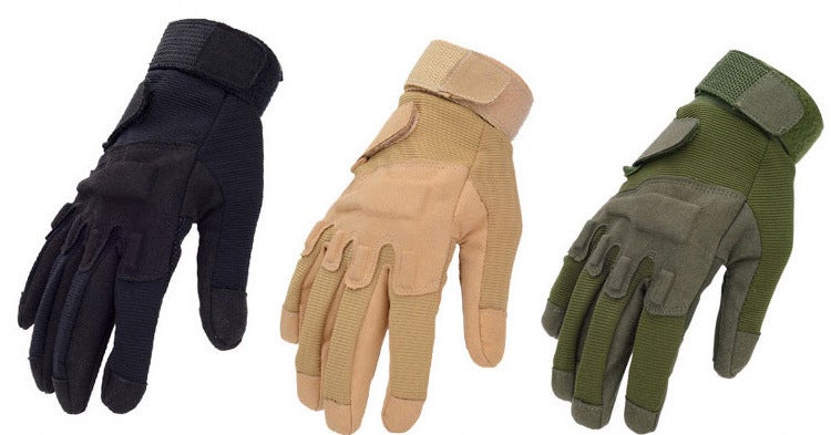 Fitness Black Hawk Riding Gloves Black Hawk Long Finger Microfiber Special Forces Tactical Gloves Mountaineering Gloves For Men - Image 3