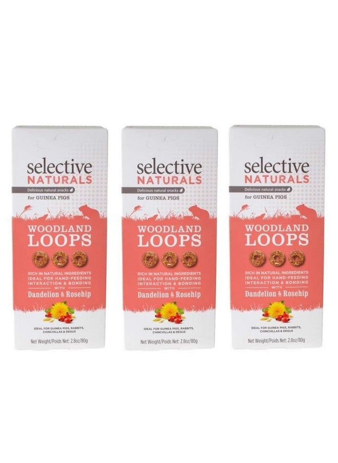 Supreme Petfoods 3 Pack of Selective Naturals Woodland Loops Guinea Pig Treats, 2.8 Ounces each, with Dandelion and Rosehip - pzsku/Z0D89CA7B4938794296B3Z/45/_/1737031940/d464b639-296e-4522-8c8a-82a1fe8e883a