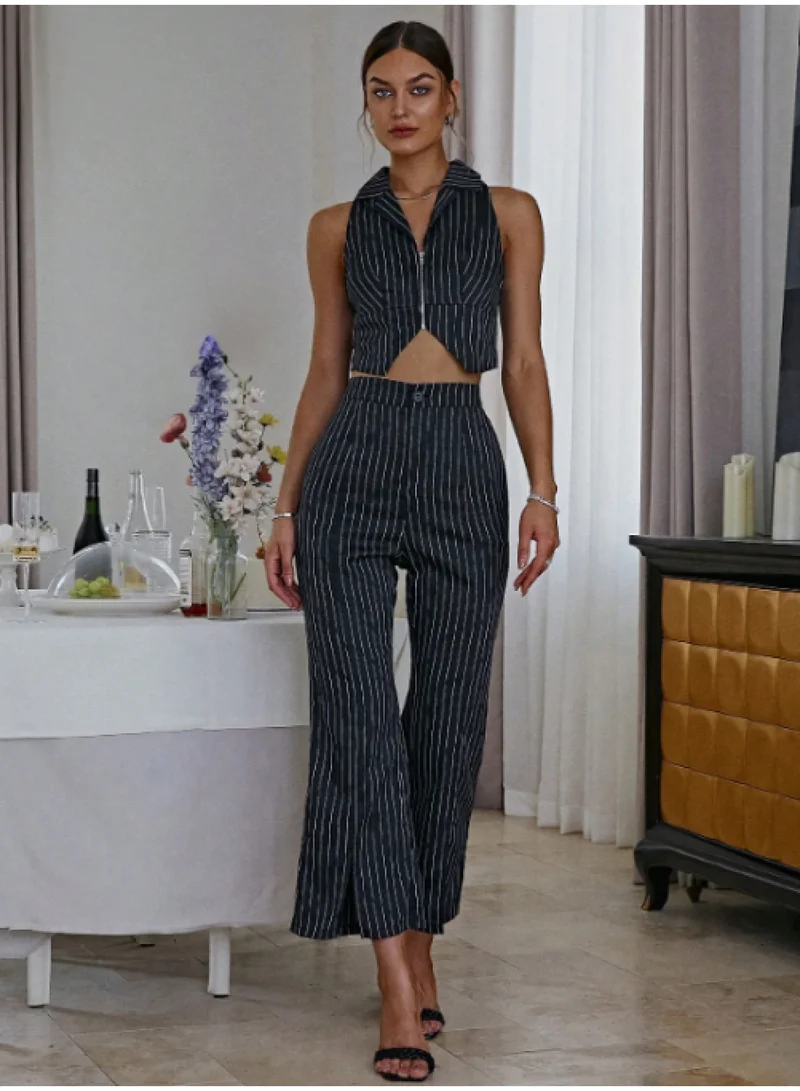 SIMPLEE Women's 2-Piece Outfit Set - Matching Top & Pants for Stylish Look