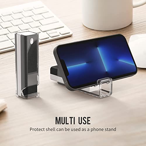 CLICK CLEAN Screen Cleaner, Fingerprint Proof Screen Cleaner Spray, All-in-One Cleaner with Microfiber and Shell for All Phones, Laptop and Tablet Screens (Black) - Image 2