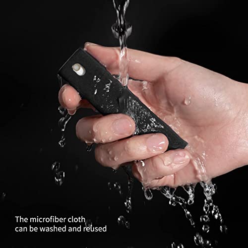 CLICK CLEAN Screen Cleaner, Fingerprint Proof Screen Cleaner Spray, All-in-One Cleaner with Microfiber and Shell for All Phones, Laptop and Tablet Screens (Black) - Image 4
