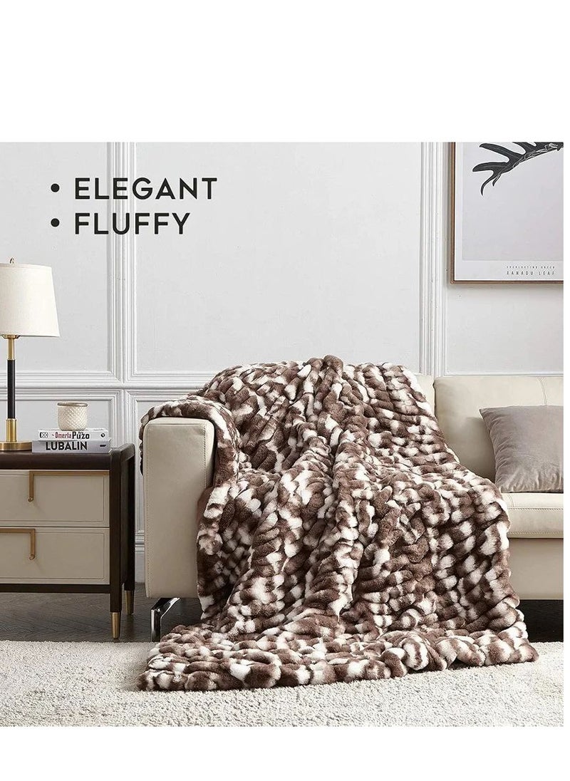 Fluffy Faux Fur Weighted Blanket ,Luxury & Fuzzy Blanket Throw, Cosy & Relaxing Blanket,(Coffee Color, 60''x80'' 20lbs) - pzsku/Z0D89F30356624D7309F4Z/45/_/1731131072/55f2e3e0-c2b4-4dd7-a923-a8c05d8107d1