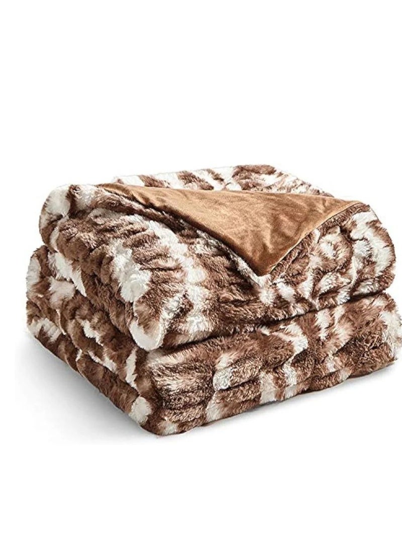 Fluffy Faux Fur Weighted Blanket ,Luxury & Fuzzy Blanket Throw, Cosy & Relaxing Blanket,(Coffee Color, 60''x80'' 20lbs) - pzsku/Z0D89F30356624D7309F4Z/45/_/1731131092/4ac9cb7e-8210-4b2d-b602-a63be6157a22