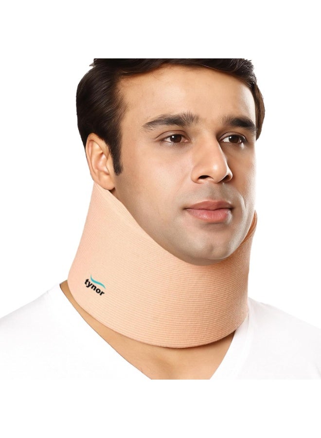 TYNOR Cervical Collar Soft, Beige, Large, 1 Unit - Image 1