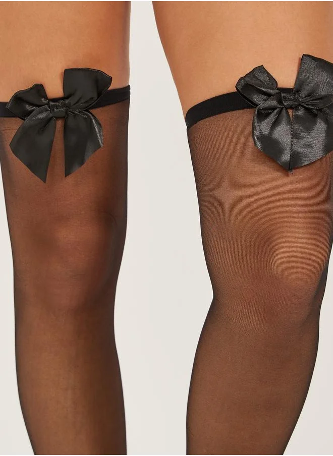 ستايلي Styli Ribbon Accent Stockings