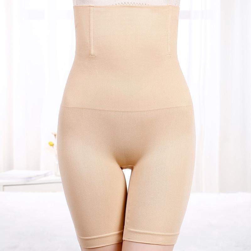 High Waist Belly Shaping Pants Corset Hip Lifting Body Shaping Pants Women'S Safety Pants Anti-Exposure Postpartum Boxer Belly Shaping Underwear - Image 1