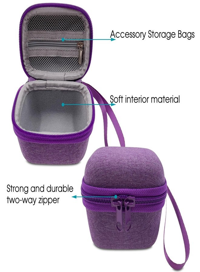 xcivi Hard Carrying EVA Case for Bitzee Interactive Toy Digital Pet with 15 Animals Virtual Electronic Pet, Protective Storage Accessory Compatible with Bitzee 3D Interactive Pets React to Touch (Purple) - Image 3