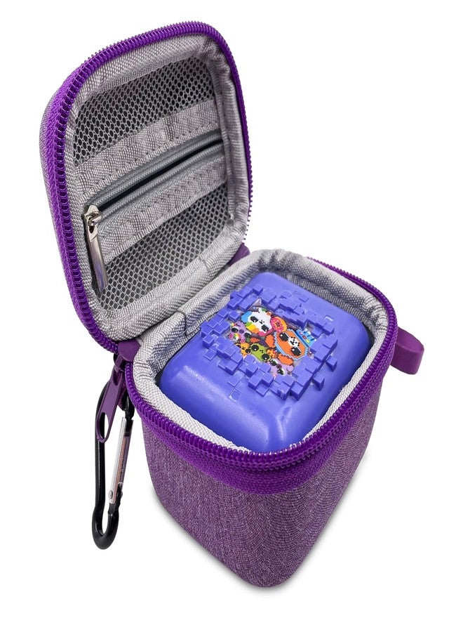 xcivi Hard Carrying EVA Case for Bitzee Interactive Toy Digital Pet with 15 Animals Virtual Electronic Pet, Protective Storage Accessory Compatible with Bitzee 3D Interactive Pets React to Touch (Purple) - Image 1