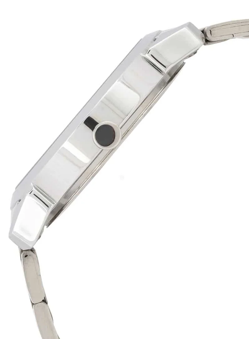 Sonata Men's Analog Round Shape Stainless Steel Wrist Watch 77107SM01 - 49.4 Mm