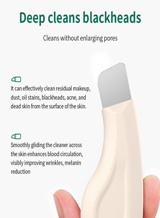 Vangines Face Scrubber Skin Spatula/Face Spatula for Cleansing Blackhead Removal.Professional Stainless Steel Facial Blackhead Remover Skin Spatula.Skin Scrubber for Ehead,Facial and Nose.（Brown） - Image 5