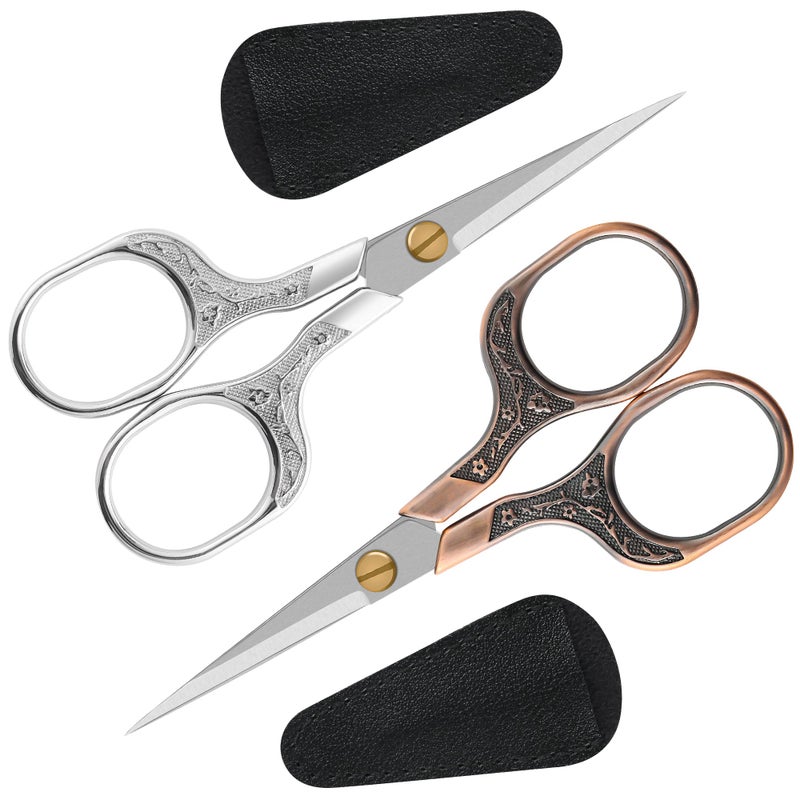 Small sharp scissorsGlexal 5 Inch Precision Scissors2 packrazor Sharp Blade Shears for craft embroidery sewing school office cutting