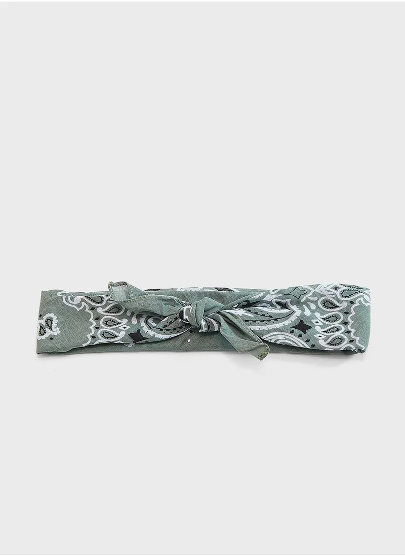 Claires Kids Sage Bandana Headband