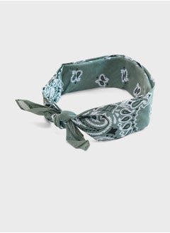 Claires Kids Sage Bandana Headband  - Image 2