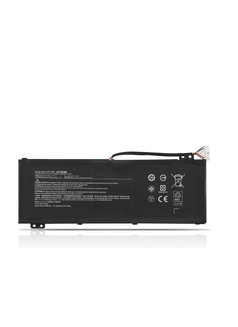 Terabyte AP18E8M AP18E7M Battery Compatible for Acer Nitro 5 AN515-44 AN515-44-R99Q AN515-55 AN515-52 AN515-43 AN515-45 AN517-52 Nitro 7 AN715-51 Aspire 7 A715-74G-7511 Predator Helios 300 PH315-52  - Image 1